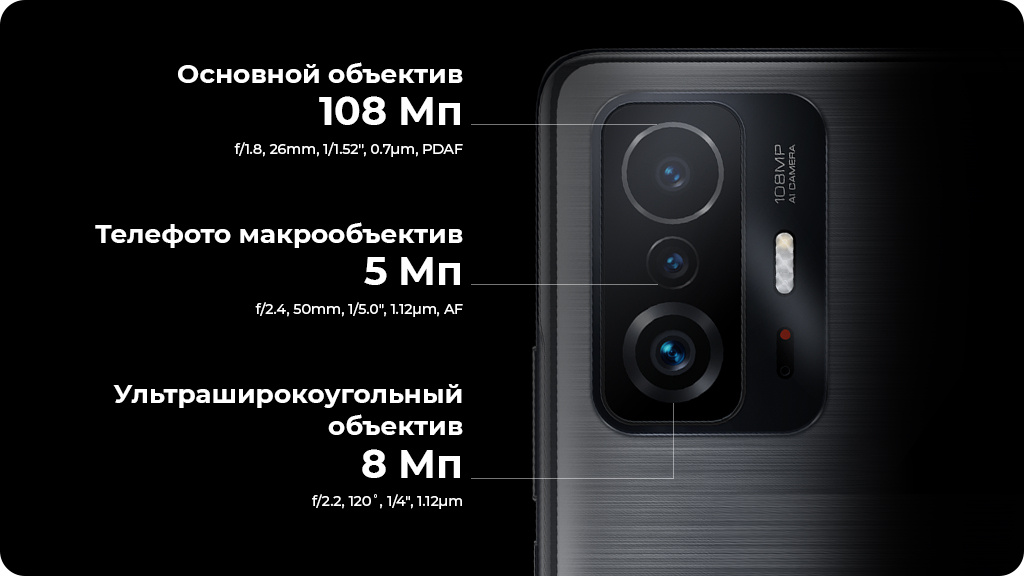 Xiaomi 11T 8/256Gb Белый Global Version