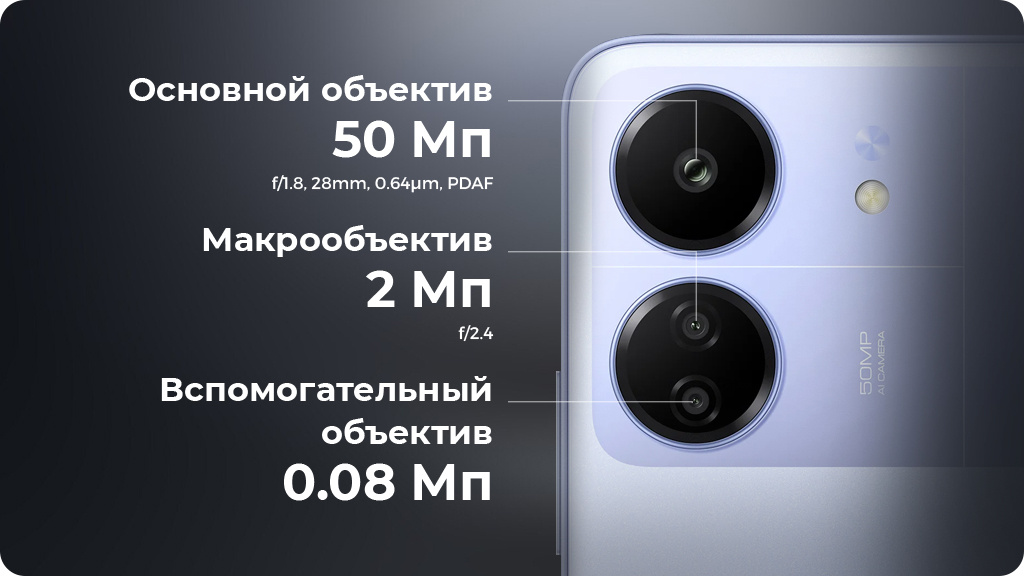 Xiaomi Poco C65 8/256Gb РСТ Черный