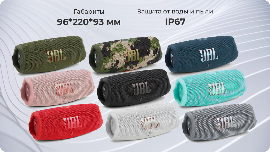 Портативная акустика JBL Charge 5,камуфляж (РСТ)